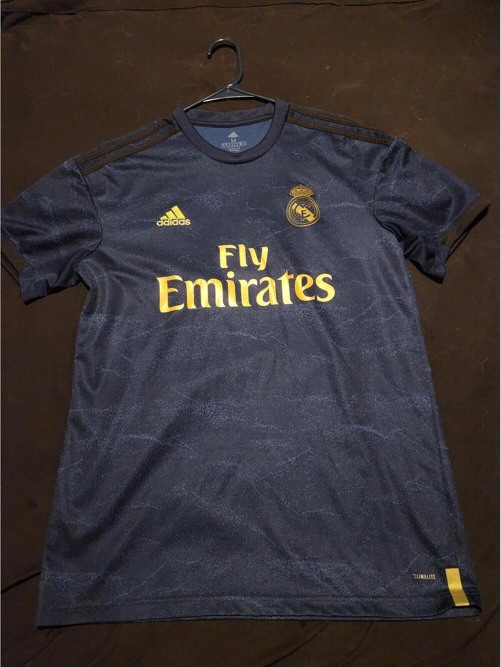 Real Madrid 2019/2020 Spain Away Soccer Jersey Size M
